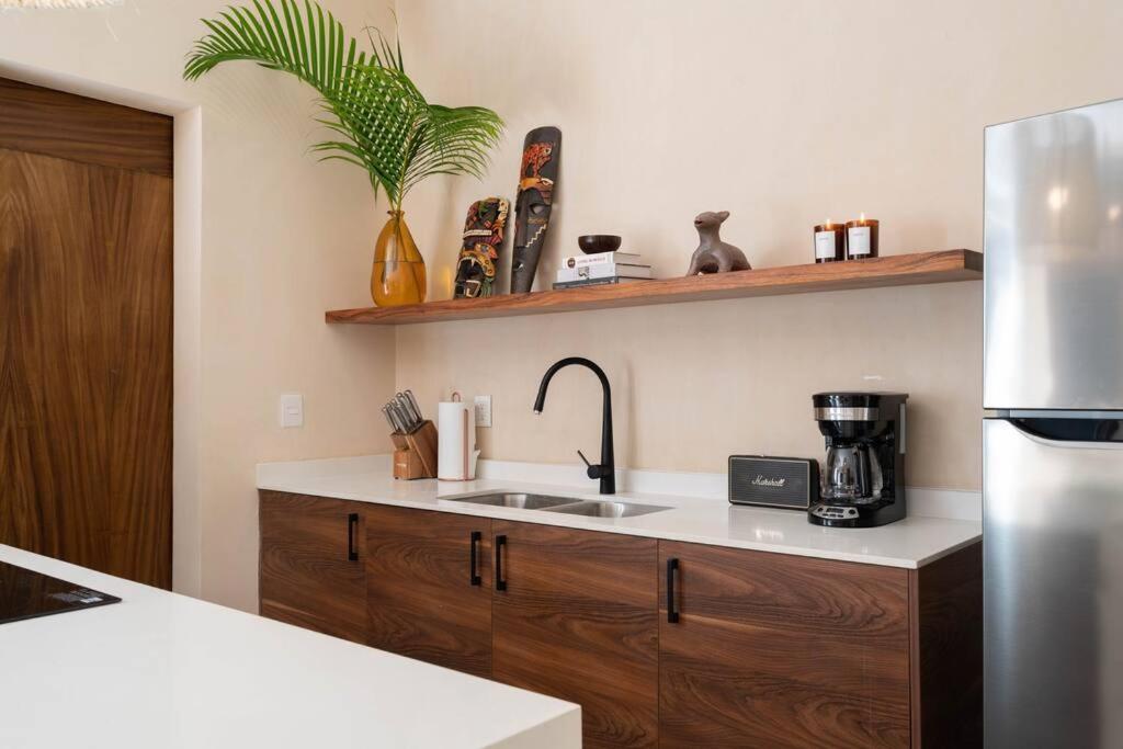 Lujoso Departamento Boho-Chic Con Alberca Privada Apartment Tulum Ngoại thất bức ảnh