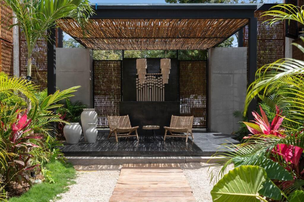Lujoso Departamento Boho-Chic Con Alberca Privada Apartment Tulum Ngoại thất bức ảnh