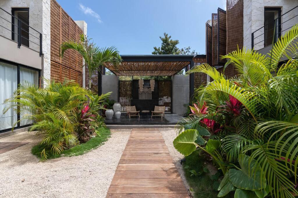 Lujoso Departamento Boho-Chic Con Alberca Privada Apartment Tulum Ngoại thất bức ảnh