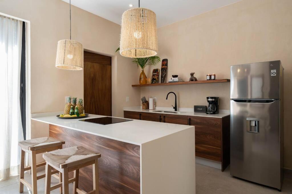 Lujoso Departamento Boho-Chic Con Alberca Privada Apartment Tulum Ngoại thất bức ảnh