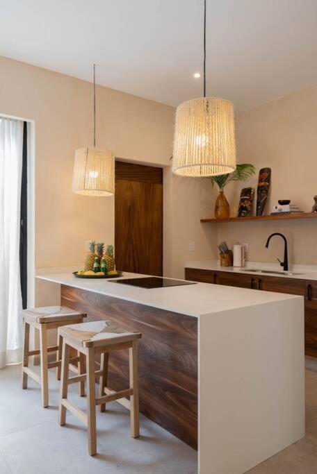 Lujoso Departamento Boho-Chic Con Alberca Privada Apartment Tulum Ngoại thất bức ảnh